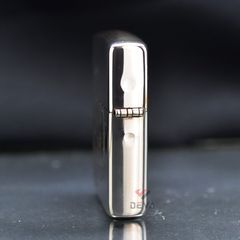 Zippo Bạc Khối Khắc Hình Mãnh Hổ Giương Vuốt BK28