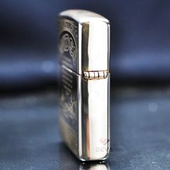 Zippo Bạc Khối Khắc Hoạ Chủ Đề Thương Hiệu Camel BK43