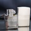Zippo Bạc Khối Trơn Bóng BK33