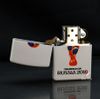 Zippo Sơn Trắng Chủ Đề Fifa World Cup 2018 Russia Z300
