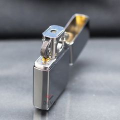 Zippo Hút Tẩu Hoa Văn Gỗ Steel And Wood Z194