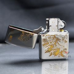 Zippo Khắc CNC Hình Hổ Núi ZK123