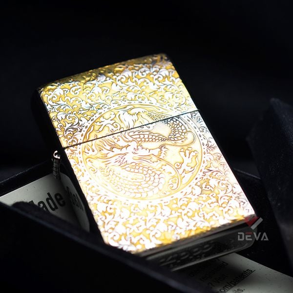 Zippo Khắc CNC Chủ Đề Rồng Phượng ZK142