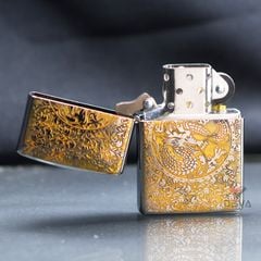 Zippo Khắc CNC Chủ Đề Rồng Phượng ZK142