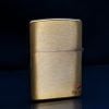 Zippo Vàng Xước Khắc Laser Cờ Mỹ ZK02