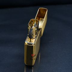 Zippo Vàng Xước Khắc Laser Cờ Mỹ ZK02