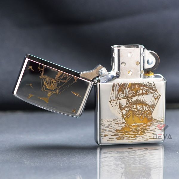 Zippo Khắc CNC Chủ Đề Thuyền Buồm ZK126