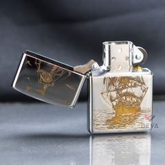 Zippo Khắc CNC Chủ Đề Thuyền Buồm ZK126