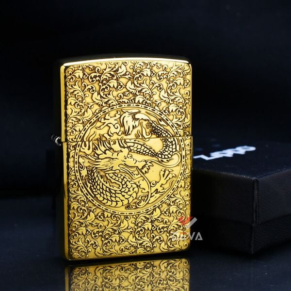 Zippo Khắc Hình Rồng Phượng Bản Giới Hạn Z44