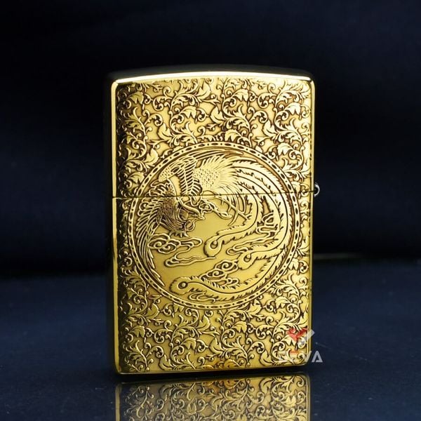 Zippo Khắc Hình Rồng Phượng Bản Giới Hạn Z44