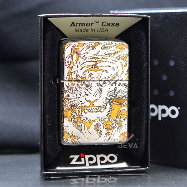 Zippo Khắc Sâu Hình Mãnh Hổ ZK116