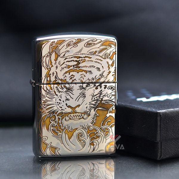 Zippo Khắc Sâu Hình Mãnh Hổ ZK116
