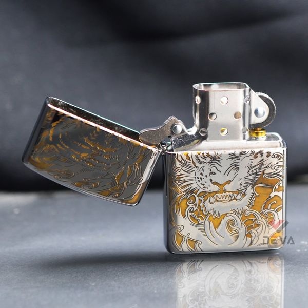 Zippo Khắc Sâu Hình Mãnh Hổ ZK116