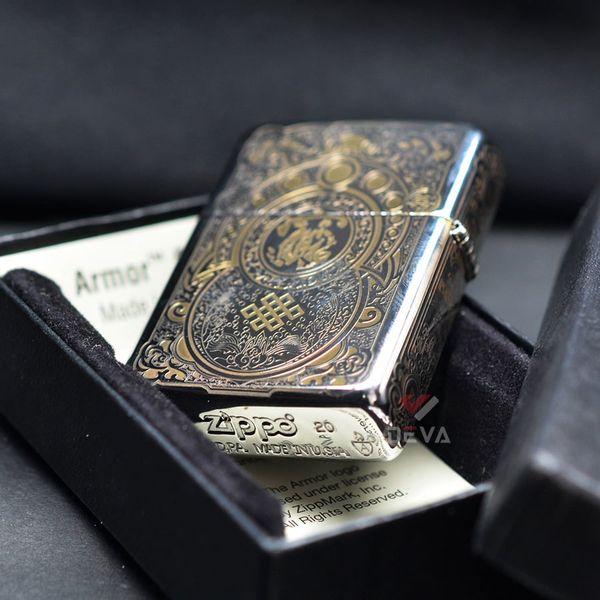 Zippo Khắc CNC Họa Tiết Kỳ Lân ZK119