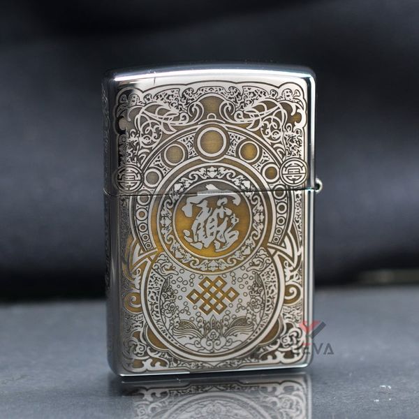 Zippo Khắc CNC Họa Tiết Kỳ Lân ZK119