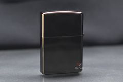 Zippo Màu Đen Gỗ Mun Ebony ZT21