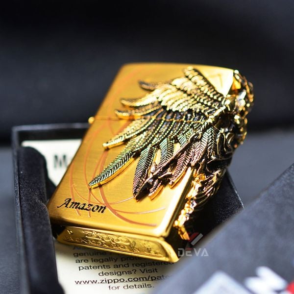 Zippo Ốp Emblem Nữ Chiến Binh Amazon Z03