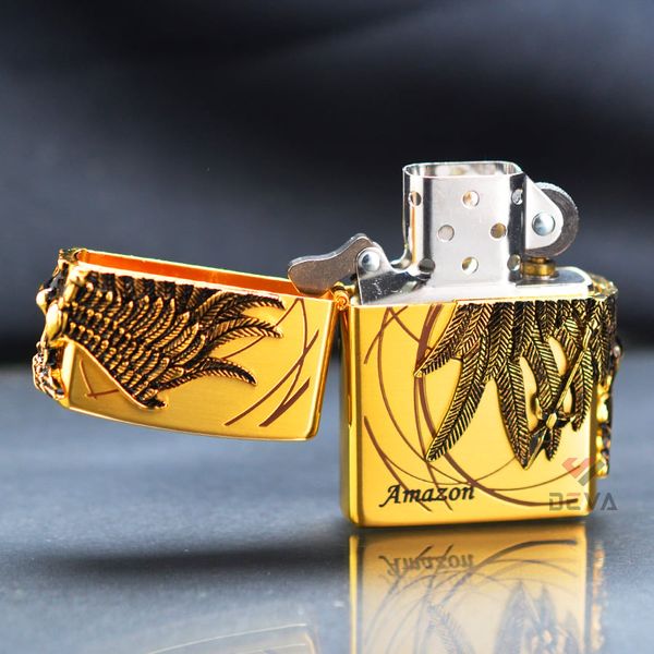 Zippo Ốp Emblem Nữ Chiến Binh Amazon Z03