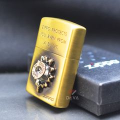 Zippo Ốp Emblem Viên Đạn Bắn ZN03