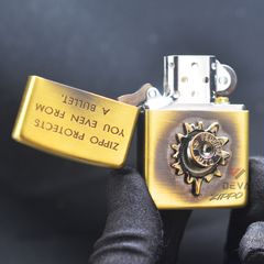 Zippo Ốp Emblem Viên Đạn Bắn ZN03