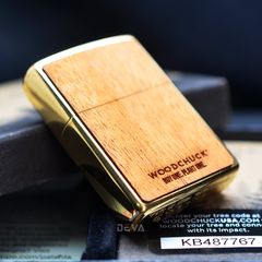Zippo Ốp Gỗ Chủ Đề Woodchuck Flame Z303