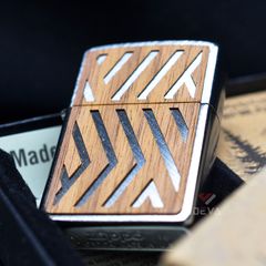 Zippo Ốp Gỗ Chủ Đề Woodchuck Sweep Z304