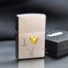 Zippo Satin Khắc Chữ I Love You ZK73