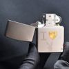 Zippo Satin Khắc Chữ I Love You ZK73