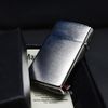 Zippo Slim Vân Trơn Xước Màu Bạc Z154