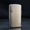 Zippo Slim Vân Trơn Xước Màu Bạc Z154