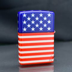 Zippo Sơn Hình Quốc Kỳ Mỹ Z168