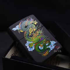 Zippo Sơn Hình Thanh Long Bay Lượn Z143