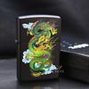 Zippo Sơn Hình Thanh Long Bay Lượn Z143
