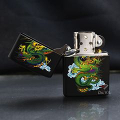 Zippo Sơn Hình Thanh Long Bay Lượn Z143