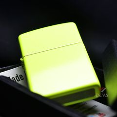 Zippo Sơn Màu Neon Yellow ZT02