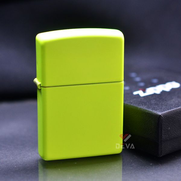 Zippo Sơn Màu Neon Yellow ZT02
