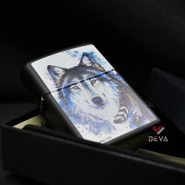 Zippo Chủ Đề Tác Phẩm Chó Sói Của Lindsay Kivi Z96