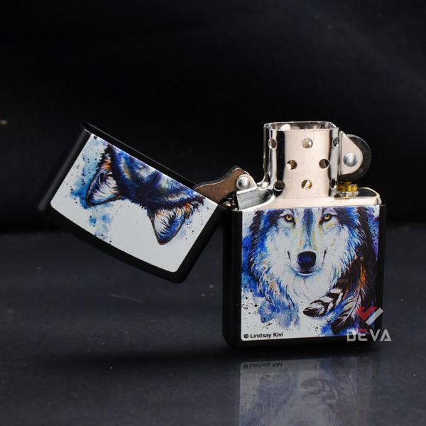 Zippo Chủ Đề Tác Phẩm Chó Sói Của Lindsay Kivi Z96