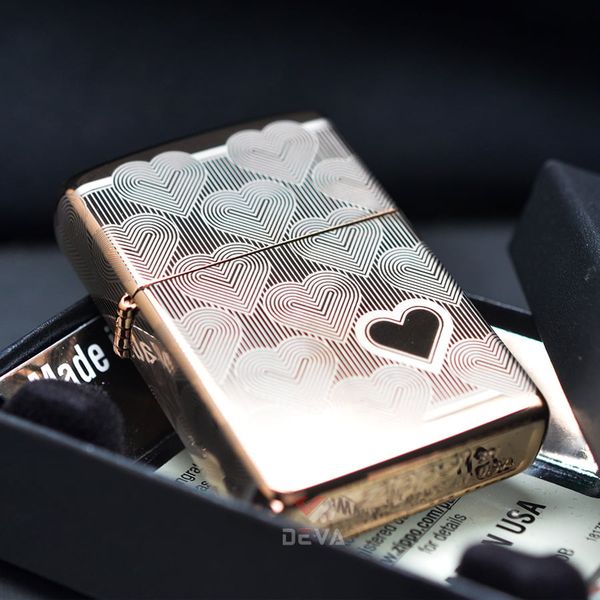 Zippo Trái tim Tình Yêu Heart Design Z326