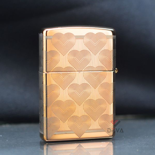 Zippo Trái tim Tình Yêu Heart Design Z326