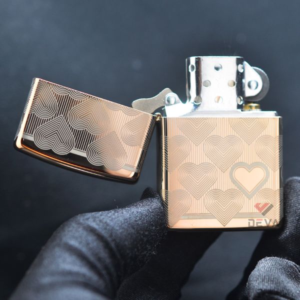 Zippo Trái tim Tình Yêu Heart Design Z326