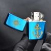 Zippo Xanh Khắc CNC Mỏ Neo ZK61