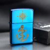 Zippo Xanh Khắc CNC Mỏ Neo ZK61