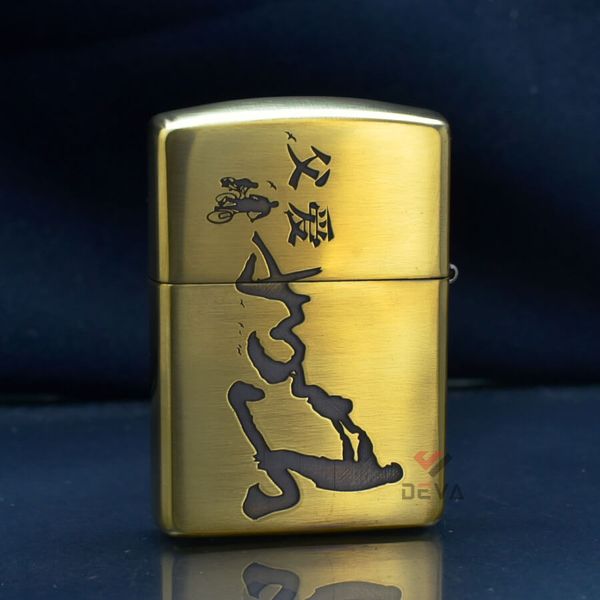 Zippo Armor Khắc Chủ Đề Công Cha Như Núi Thái Sơn ZD56