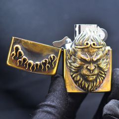 Zippo Ốp Nổi Mỹ Hầu Vương Tôn Ngộ Không ZD19