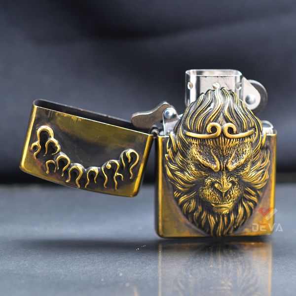 Zippo Ốp Nổi Mỹ Hầu Vương Tôn Ngộ Không ZD19