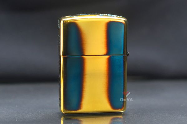 Zippo Armor Đồng Cháy Khắc Rồng Bay Lượn ZN09