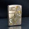 Zippo Armor Khắc Cô Gái Xăm Hình Sexy Bản Giới Hạn ZN156