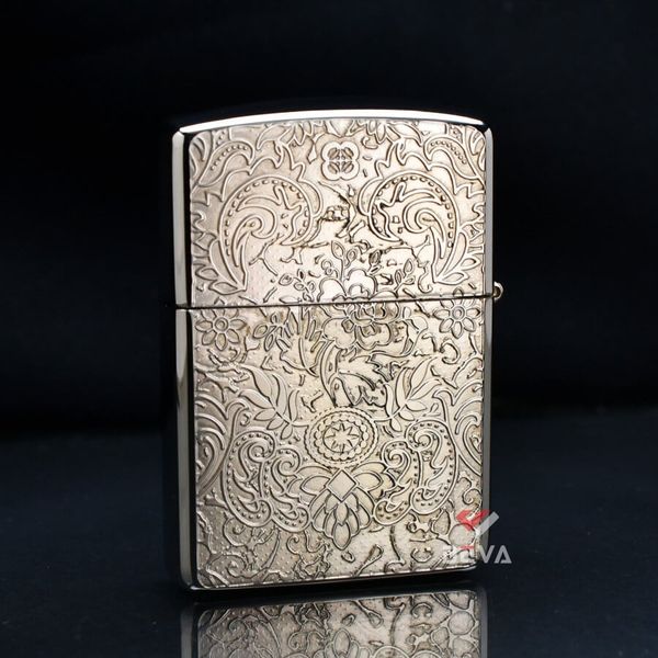 Zippo Armor khảm trai hoa văn ZN92