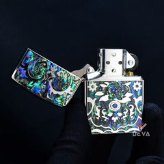Zippo Armor khảm trai hoa văn ZN92